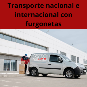 transporte nacional e internacional con furgonetas